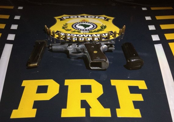 Polícia Rodoviária Federal prende mais um por porte ilegal de arma de fogo