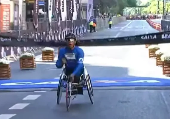 Alagoano vence São Silvestre na categoria cadeirante