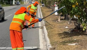 Alurb realiza mutirão de limpeza na parte alta e baixa da cidade