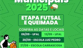 Jogos Municipais Escolares de 2025 começam no sábado, com futsal e queimada