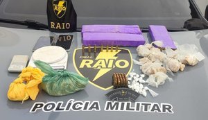 Ações da PM/AL retiram drogas e armas de circulação em quatro municípios