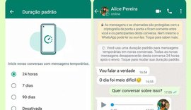 WhatsApp permite usar mensagens que desaparecem como padrão em novas conversas