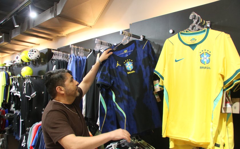 Vendas de camisas da seleção disparam