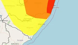 Inmet alerta para ventos fortes e baixa umidade em cidades do Sertão de Alagoas nesta quinta-feira (6)