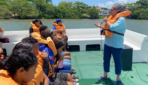 IMA retoma projeto Barco Escola e leva educação ambiental para estudantes