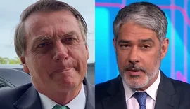 Bolsonaro debocha de William Bonner e promete beijar âncora durante sabatina no JN