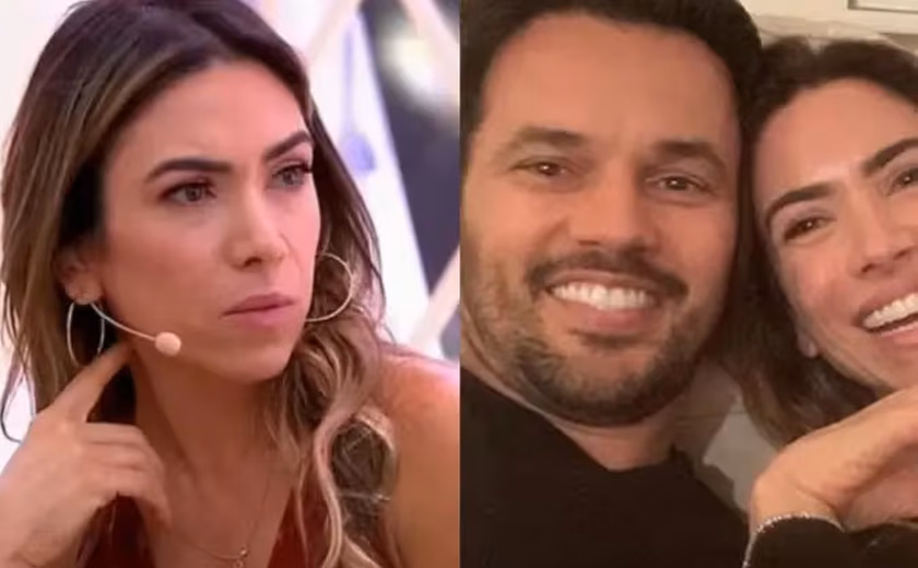 Patrícia Abravanel surge sem aliança após marido ser acusado de participar de 'festinha' do ex-baqueiro Daniel Vorcaro