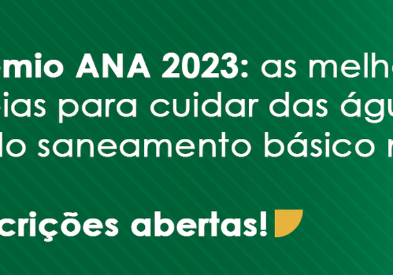 Prêmio ANA 2023 recebe inscrições até 22 de março