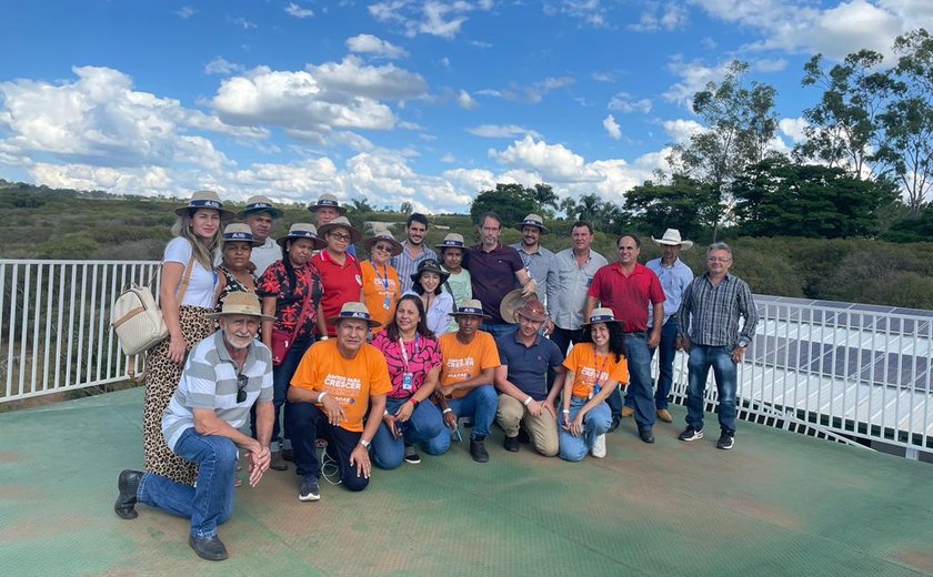 Produtores do Alagoas Maior participam de experiências de turismo rural em Goiânia