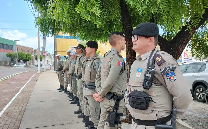 PM reforça policiamento em Maceió e Região Metropilitana neste fim de ano