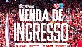 CRB inicia venda de ingressos para partida contra o Paysandu