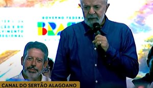 Em São José da Tapera, presidente Lula elogia Arthur Lira