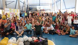 Instituto Flávio Gilberto Farias, em parceria com a Casa dos Amarelinhos, leva alegria para 700 crianças