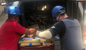 Delegacia de São Miguel dos Campos incinera 500 kg de drogas