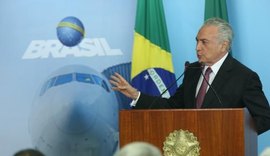 Michel Temer diz que país está 'virando a página da crise'