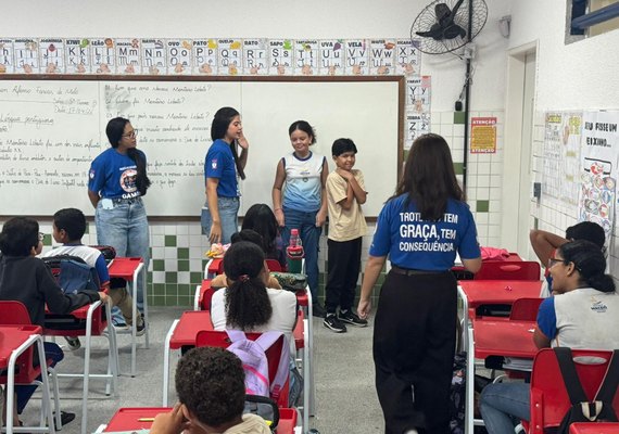 Samu nas Escolas reduz trotes e ensina primeiros socorros a alunos do Jacintinho