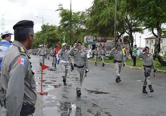 Polícia Militar realiza o 1º treinamento para o desfile do dia 7 de setembro