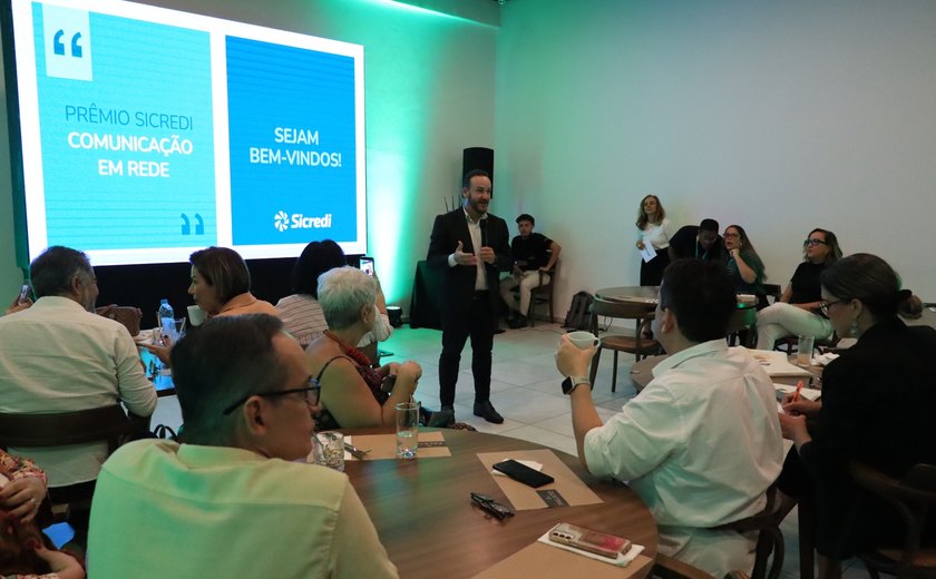 Sicredi lança prêmio nacional de comunicação durante encontro com jornalistas em Maceió