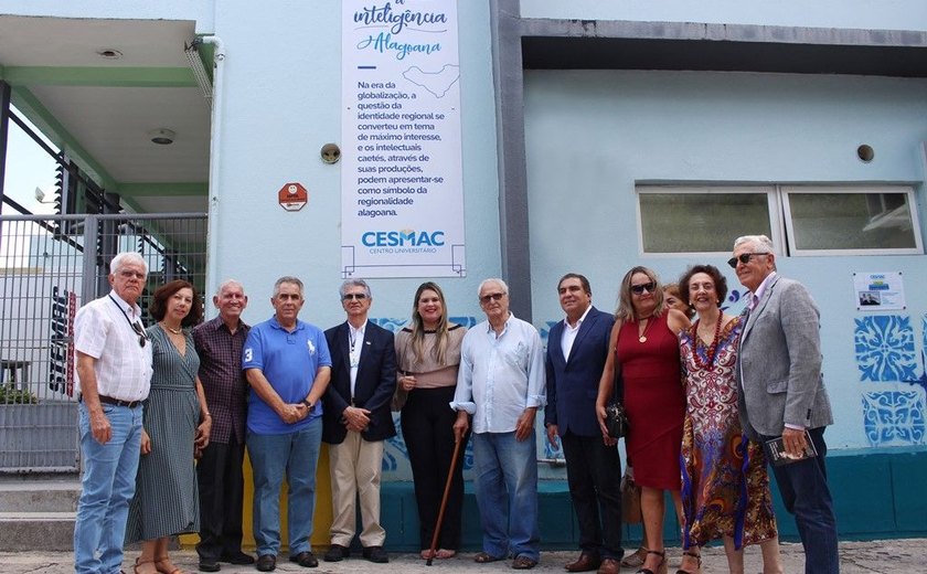 CESMAC inaugura Galeria Externa com Tributo à Inteligência Alagoana