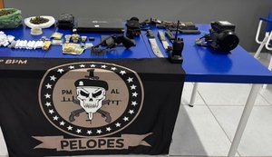 Suspeito de tráfico é preso e drogas e arma são apreendidas em Maravilha
