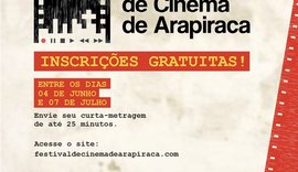 Sétima Arte: inscrições abertas para o II Festival de Cinema de Arapiraca