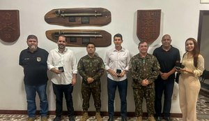SEMSC participa de reunião com o 59º Batalhão de Infantaria Motorizado do Exército Brasileiro