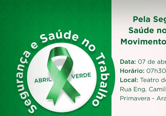 Seminário Abril Verde acontece nesta sexta-feira em Arapiraca