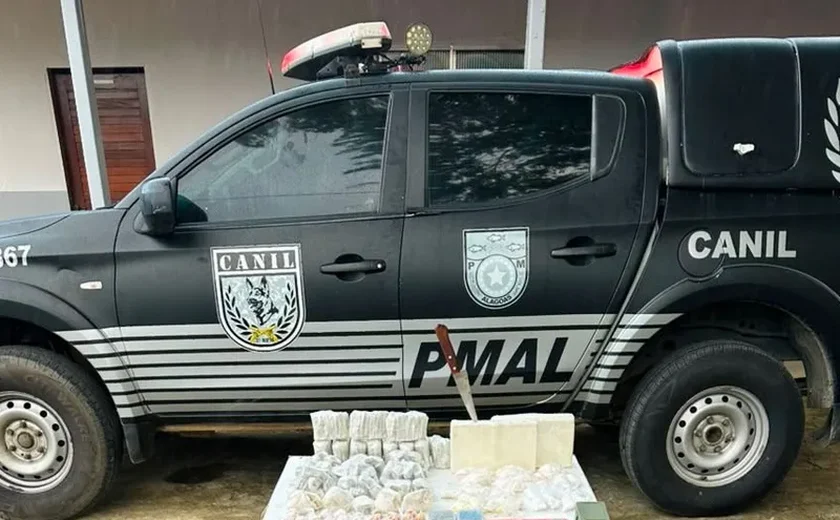 PM apreende quase 27 kg de drogas e material tático avaliado em R$ 200 mil em Arapiraca