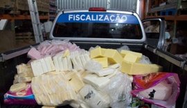 Força-tarefa apreende 1,7 tonelada de queijo clandestino em mercados de Maceió