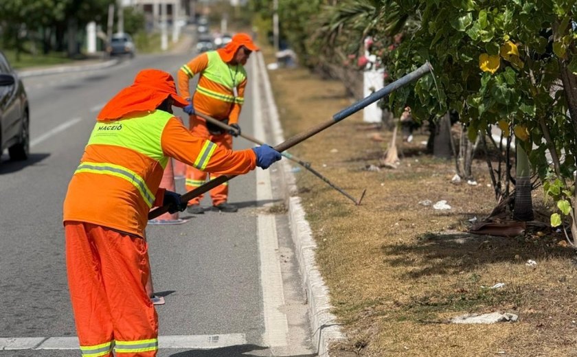 Alurb realiza mutirão de limpeza na parte alta e baixa da cidade
