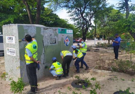 Desenvolvimento Sustentável recupera Pontos de Entrega Voluntária depredados
