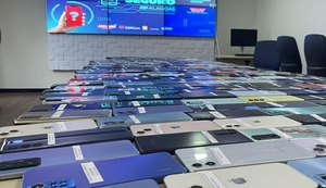 Operação Última Chamada recolhe celulares em Alagoas