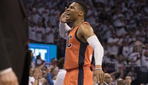 Russell Westbrook é o MVP da temporada 2016/17 da NBA