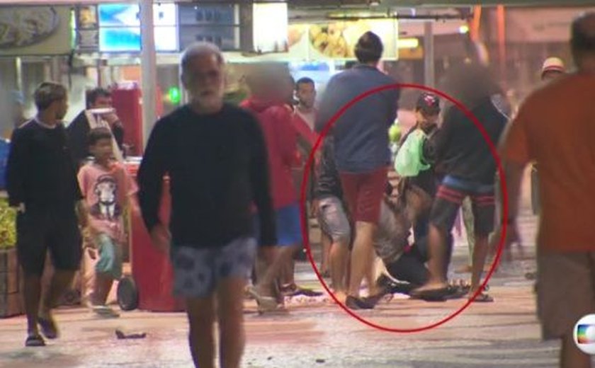 Imagens mostram adolescentes assaltando na Praia de Copacabana