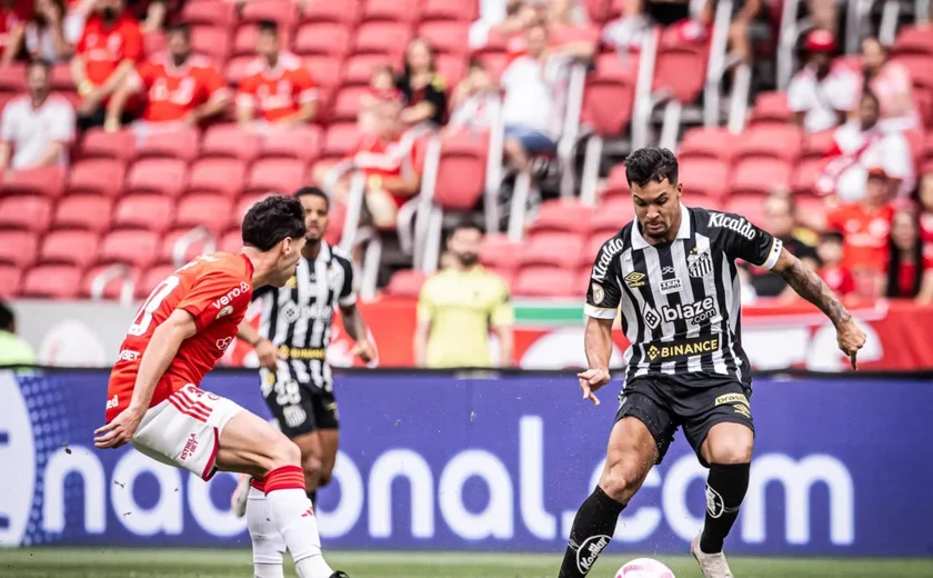 Santos toma 7x1 do Internacional e termina rodada da Série A em 18º lugar