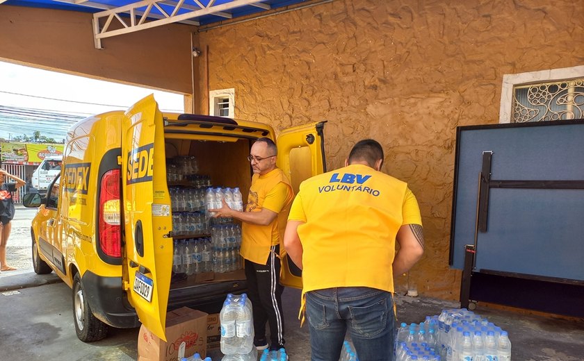 LBV em Maceió envia mais de 2 toneladas e meia em donativos ao povo gaúcho