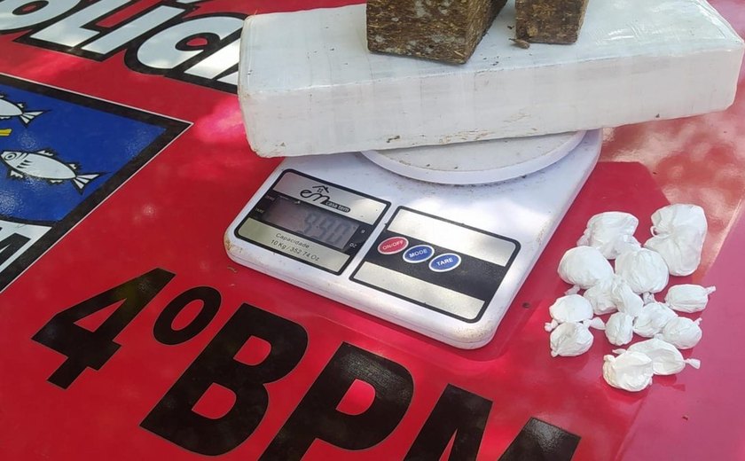 PM apreende cerca de um quilo de drogas em área de mata na Chã da Jaqueira