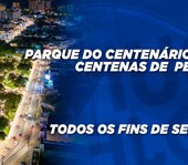 Parque do Centenário atrai centenas de pessoas todos os fins de semana