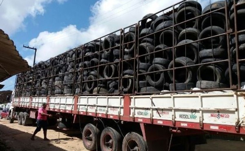 Governo de Alagoas retoma campanha para recolhimento de pneus neste sábado