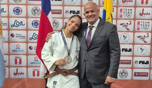 Judoca alagoana conquista medalha de prata na sul-americana júnior pela Seleção Brasileira