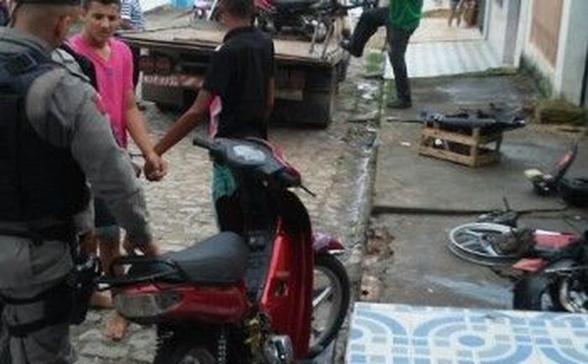 Polícia descobre desmanche de motos em Arapiraca