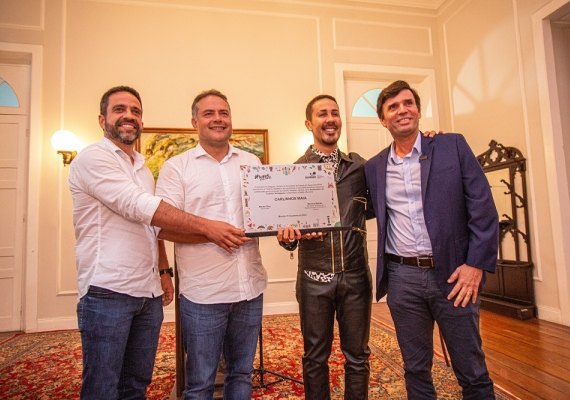 Governo de Alagoas nomeia Carlinhos Maia como Imperador do Turismo Alagoano