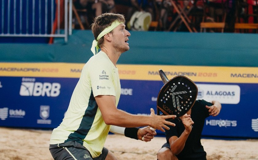 Favoritos superam alagoanos na estreia do Macena Open Prime na Praia do Francês