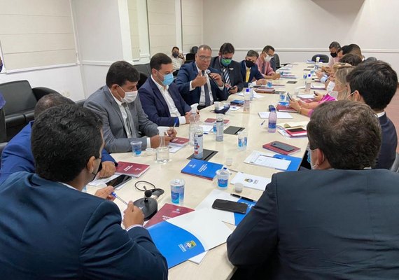Mesa Diretora faz reunião preparatória para retomada das atividades na Câmara