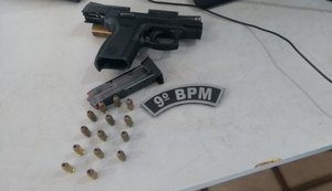 PM apreende armas de fogo em cidade do interior alagoano