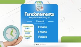 Carnaval: Justiça Federal funciona em regime de plantão de 14 a 18 de fevereiro