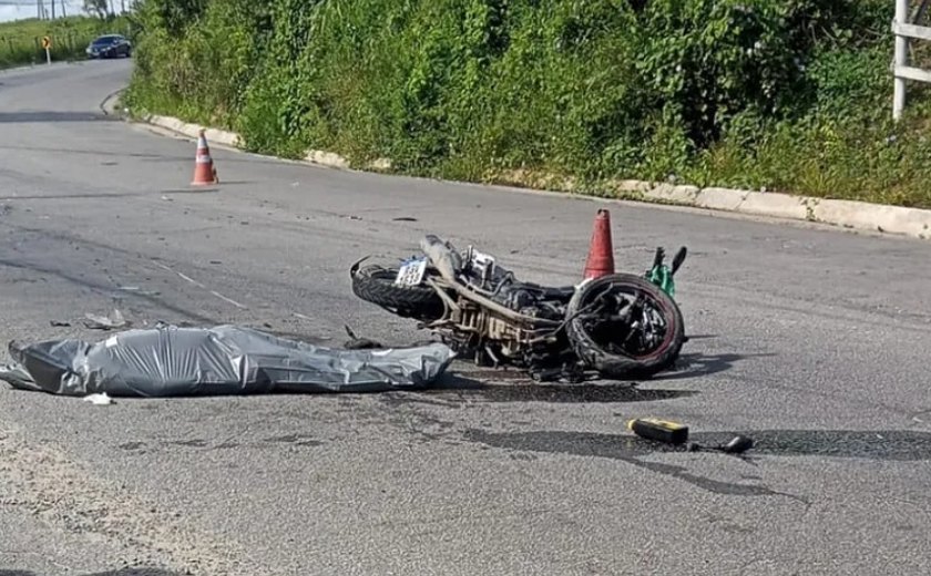 Colisão entre moto e van deixa um morto na ladeira da Chesf, em Rio Largo