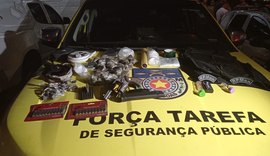 Polícia Militar apreende armas de drogas em Maceió e Arapiraca