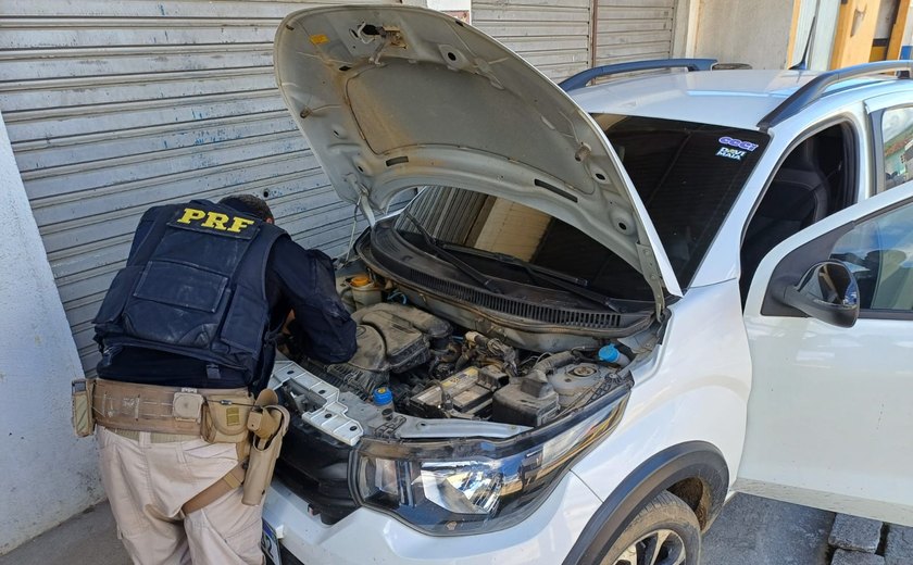 PRF recupera veículo com sinais de adulteração em União dos Palmares