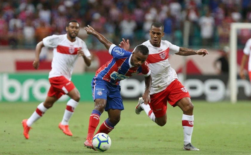 CRB é derrotado fora de casa pelo Bahia e está fora da Copa do Brasil